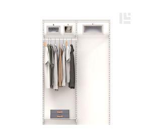 Kit sistema modular metálico doble blanco