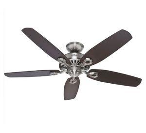 Ventilador de techo Builders plus 52'' plata 80 W