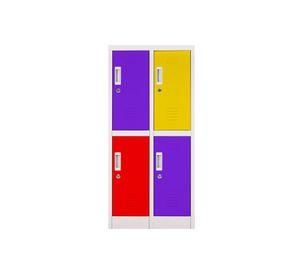 Locker office 4 puertas llave OLMN2-02 colores Maletek