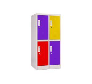 Locker office 4 puertas llave OLMN2-02 colores Maletek