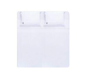 Juego sábanas 2 plazas 300 hilos Moderno 2 bordado gris Hebra