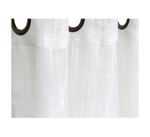 Cortina velo 140x220 cm blanco Idetex