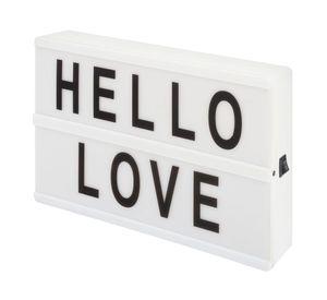 LED light box con letras 2 líneas VGO