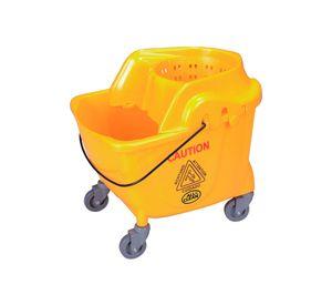 Carro estrujador 32 litros amarillo All Clean
