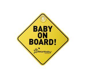 Señal bebé a bordo L211 amarillo Dreambaby