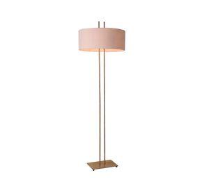 Lámpara pie 2L E27 H bronce Diseño 3