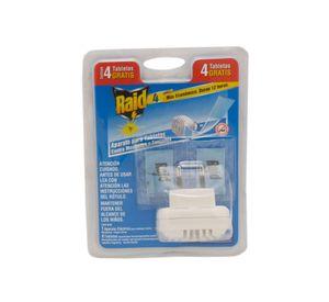Aparato tabletas contra mosquitos zancudos x5 piezas Raid