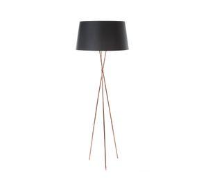 Lámpara pie 1L E27 trípode cobre Diseño 3