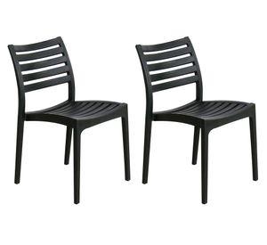 Silla Edus negro 2 unidades Idetex
