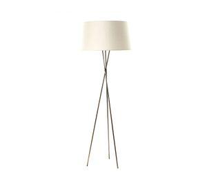 Lámpara pie 1L E27 trípode bronce Diseño 3
