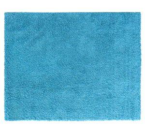 Alfombra shaggy 50x100 cm Lisa turquesa Idetex