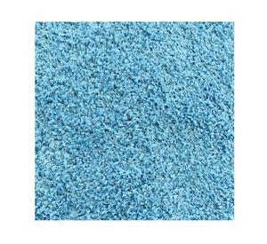 Alfombra shaggy 50x100 cm Lisa turquesa Idetex
