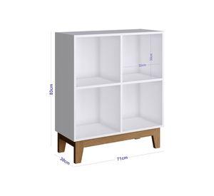Organizador 4 espacios Harmony BY150 blanco Kidscool