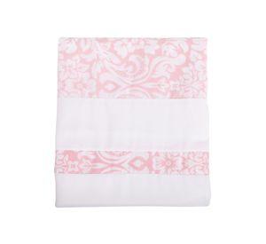 Cortina baño 180x180 cm palo rosa blanco Cotidiana