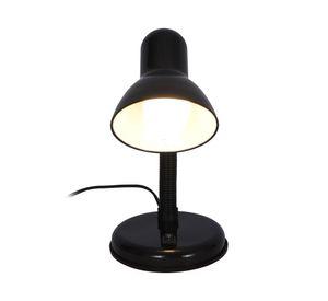 Lámpara de escritorio 1L E27 flexible negro Abitare