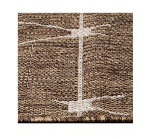 Alfombra sisal 240x340 cm Poseidon café Idetex
