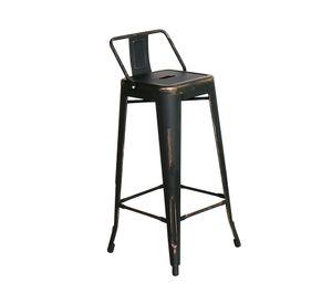 Silla bar Vintage negro 2 unidades Idetex