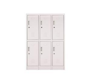 Locker office 6 puertas llave OLMN3-02 gris Maletek