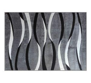 Alfombra 170x230 cm Frize carved D6 gris Idetex