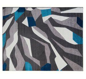Alfombra 170x230 cm Frize carved D5 gris Idetex