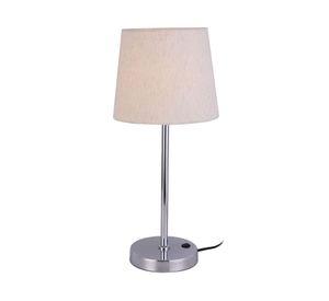 Lámpara sobremesa 1L E27 cromo Diseño 3