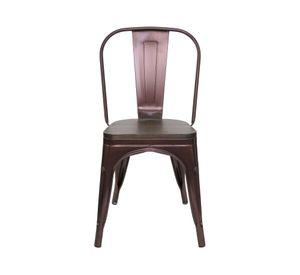 Silla Antique rustic cobre 4 unidades Idetex