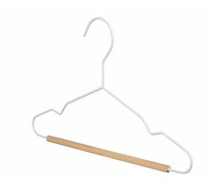 Colgador infantil blanco/natural 5 unidades