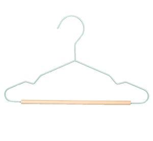 Colgador infantil blanco/natural 5 unidades