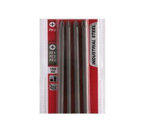 Set puntas Industrial Steel ph2 4 unidades KWB
