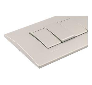 Placa armada interruptor doble 9/12 Tech Bticino