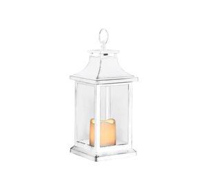 Fanal con vela LED blanco 2 unidades VGO