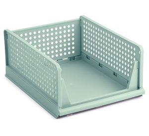 Canasto organizador 18.5x33x43 cm calado Cotidiana.
