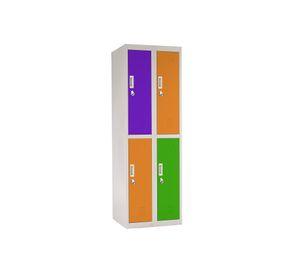 Locker office 4 puertas porta candado OL2-02 colores Maletek