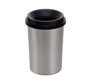 Papelero 25 litros plateado Rimax