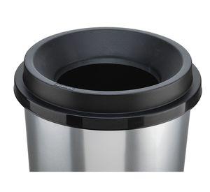 Papelero 25 litros plateado Rimax