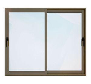 Ventana Aluminio 151x114 cm Termopanel Corredera Titanio Mundo Glass
