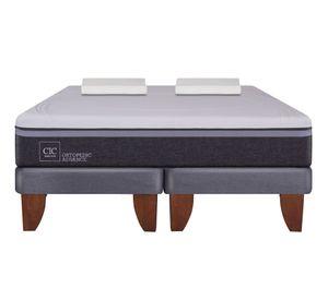 Cama europea king Ortopedic advance + almohadas viscoelásticas Cic