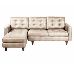 Sofá chaise izquierdo Nápoles beige Latam Home