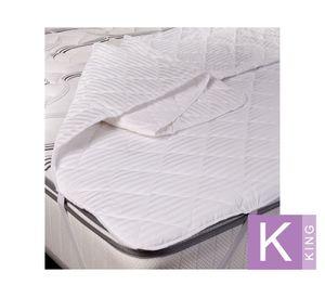 Pack Cubre colchón King 2 unidades blanco
