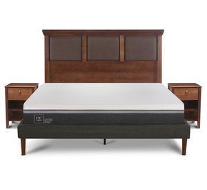 Cama europea curve 2 plazas Ortopedic Advance + Set Torino Cic