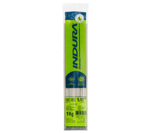 Electrodo 1/8'' punto verde display 1 kg Indura