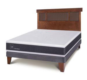 Cama europea 2 plazas Ortopedic + respaldo Dublín Cic
