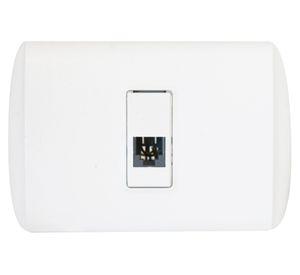 Enchufe teléfono rj 11 armado blanco Bticino