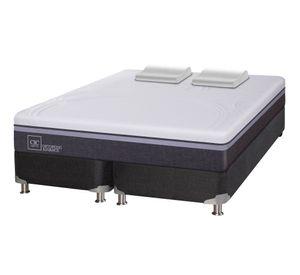Box spring king Ortopedic advance B5 + almohadas viscoelásticas Cic