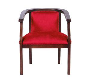 Sitial Stuttgart cuero rojo Latam Home