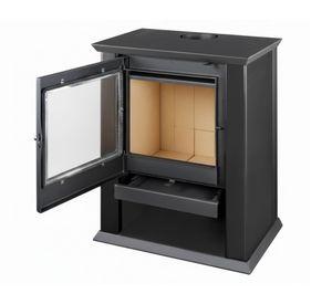 Calefactor a leña Classic 500 negro satinado