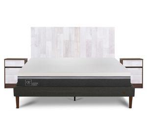 Cama europea curve 2 plazas Ortopedic Advance + Set Legno Cic