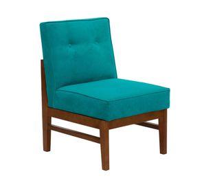 Sitial velvet 1 cuerpo Colonia azul