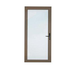 Puerta vidriada 65x200 cm termopanel izquierda titanio Mundo Glass
