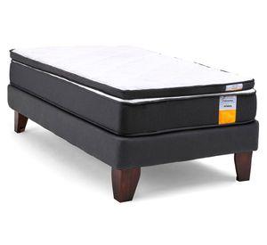Cama europea funcional 1 plaza plus + topper